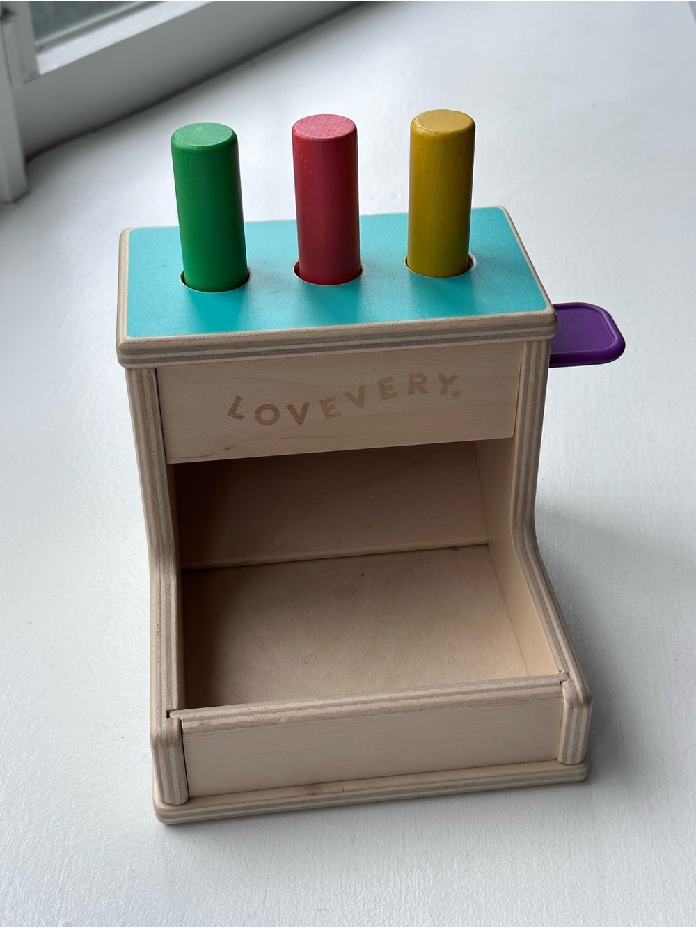 Lovevery Wooden Peg Drop Toy
